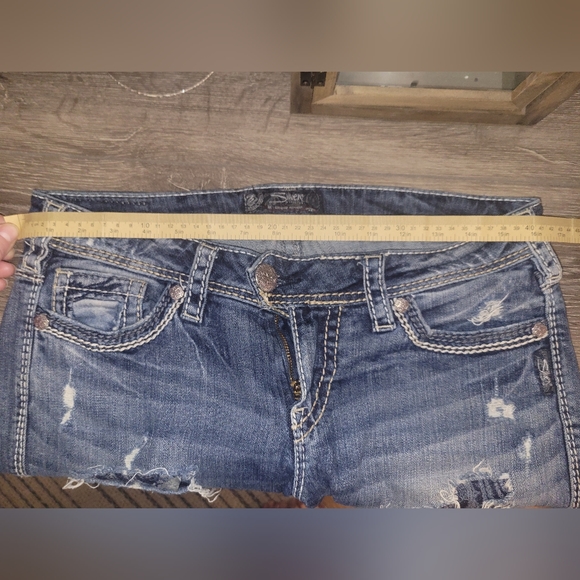 Tuesday Low Rise Silver Jeans - Picture 7 of 7